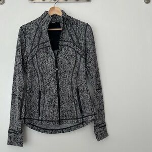 Lululemon Define Jacket - Size 8, Salt & Pepper Luon